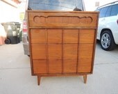 SALE-Mid Century Modern 4 Drawer Dresser (Los Angeles)