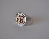 Vintage Sterling Tree of Life Ring