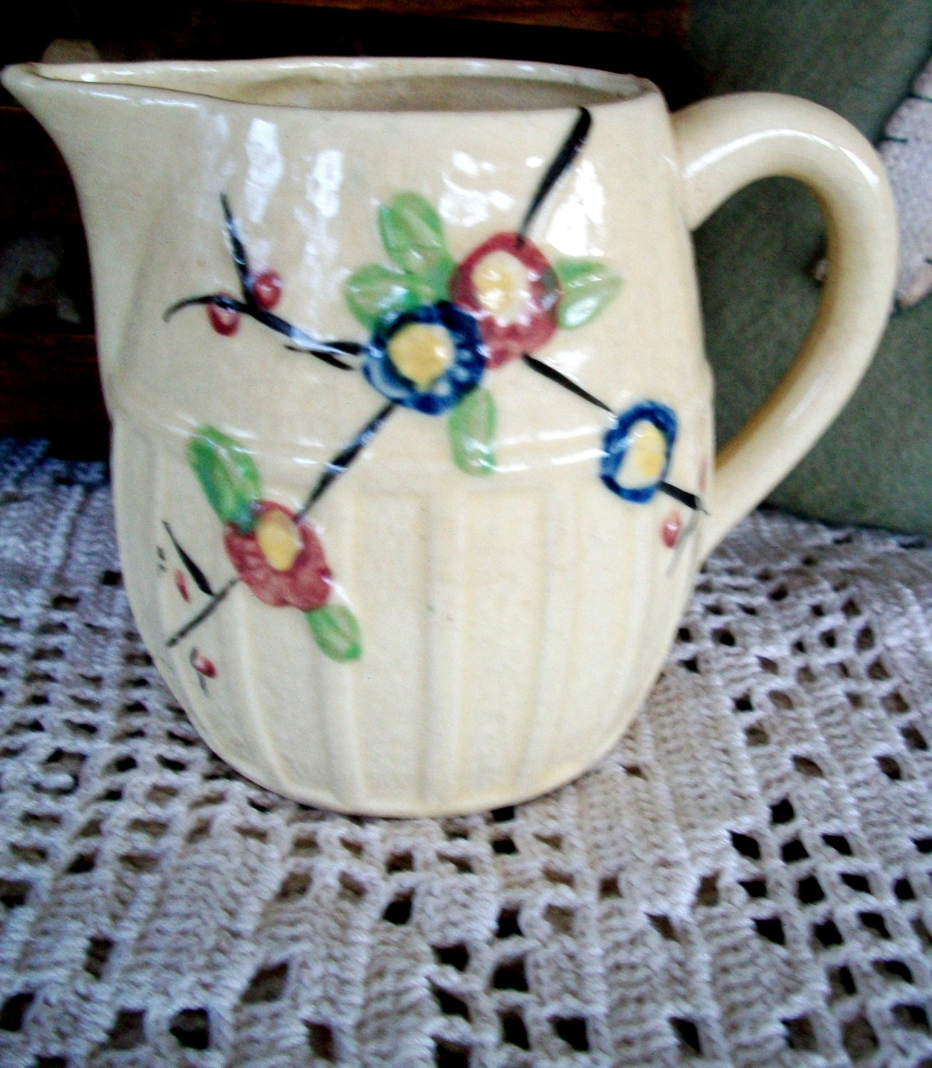 Vintage Japan Creamer Small Pitcher Japanese By Misswillies