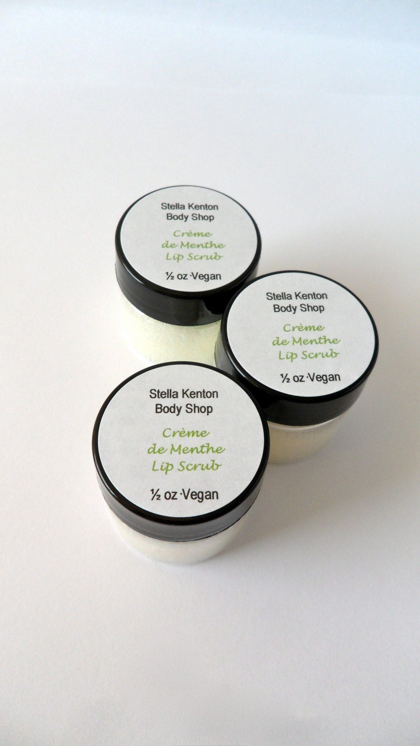 Creme de Menthe Lip Scrub, Limited Edition Flavor