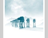Star Wars Hoth Inspired 13x19 Inch Graphic Print