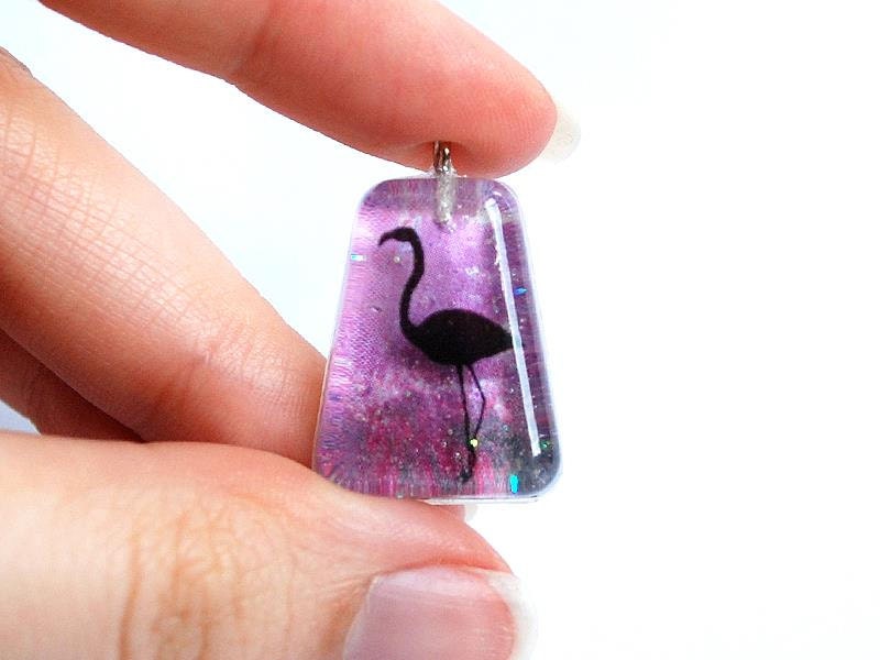 Flamingo Silhouette Necklace