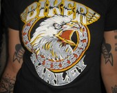 Vintage Biker Harley Eagle Shirt Tee Top Motorcycle Davidson