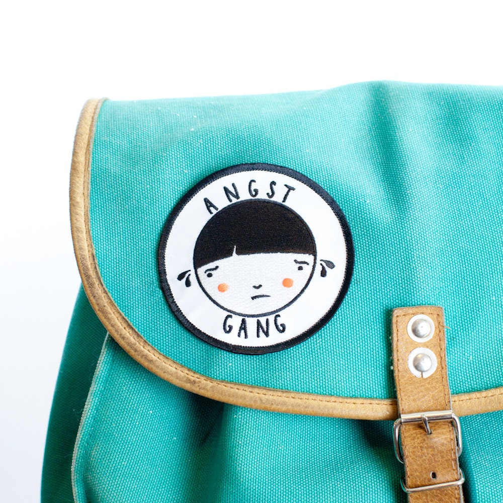 Angst Gang embroidered patch