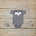 Baby Girl Gray Lace Onesie