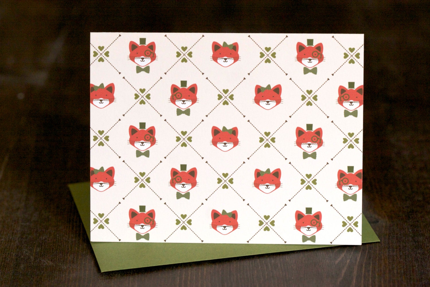 Foxy Fox A2 Card
