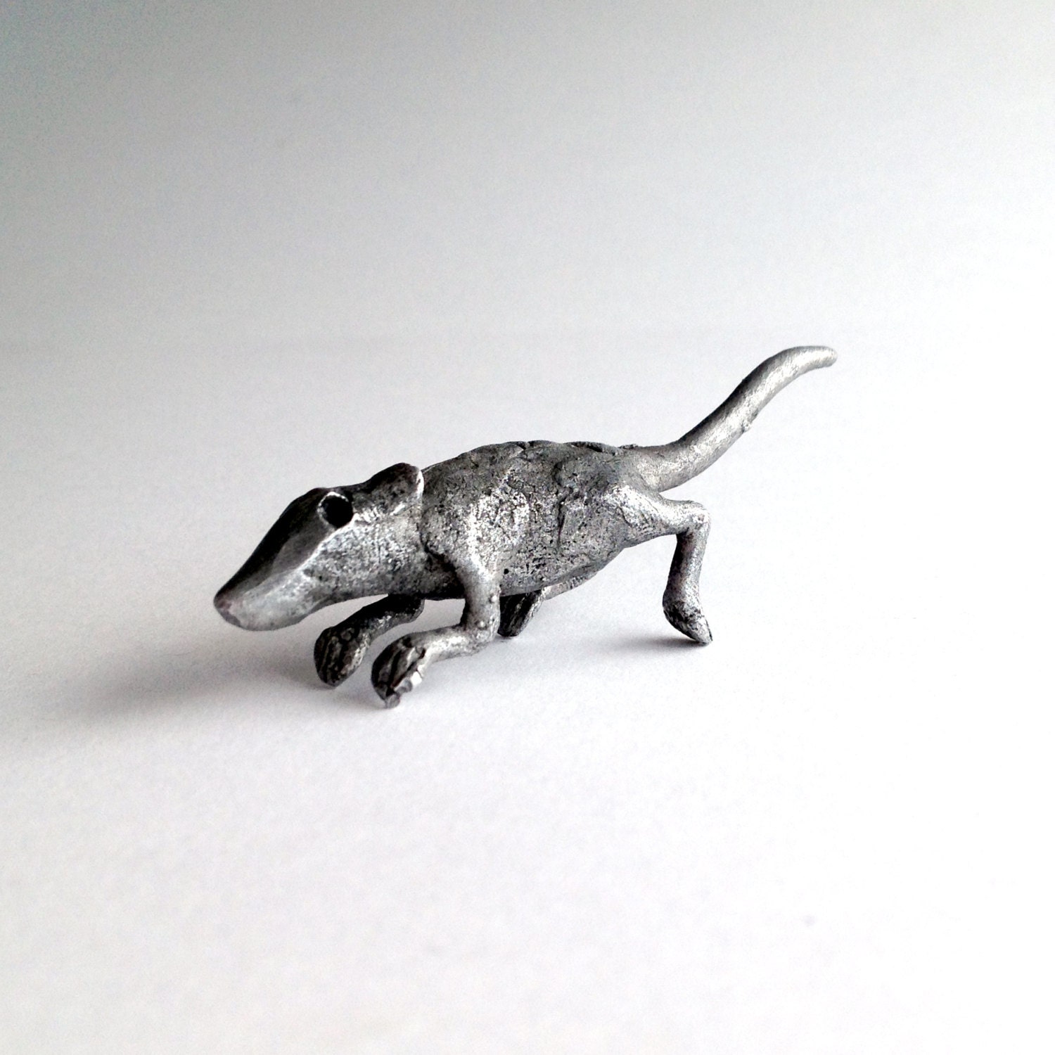 Dori - Recycled Aluminum Mouse Sculpture - Free Standard Worldwide Shipping
