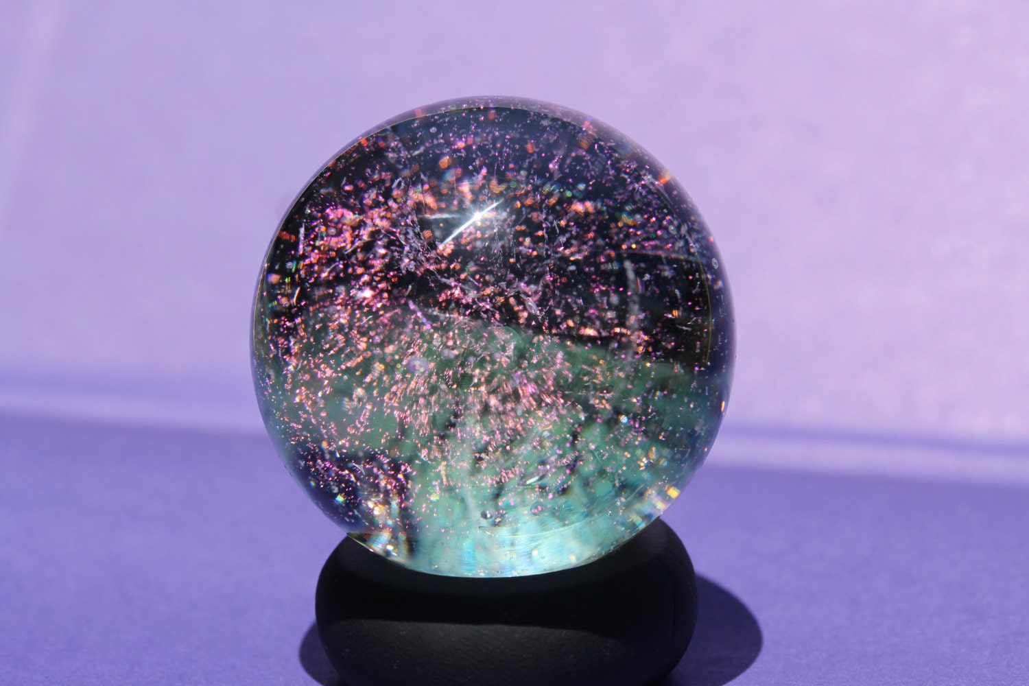 Large Galaxy Marble Lampwork Messier 81 (M81) galaxy cosmos marble JKLD2013