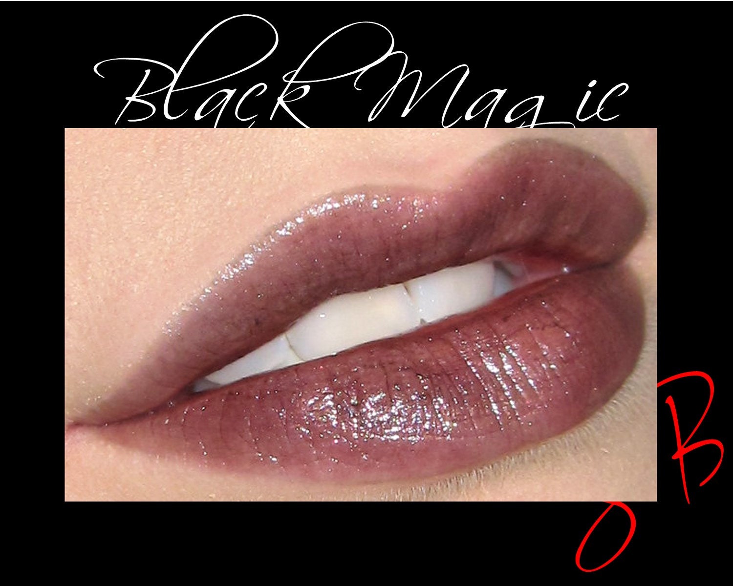 sheer black lipstick