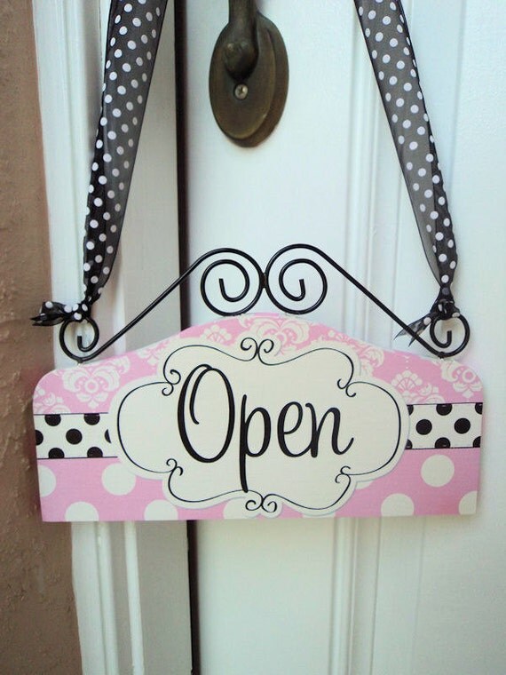 Items Similar To Open Closed Sign Pink And Black CLASSY Open Closed Items Similar To Open Closed Sign Pink And Black CLASSY Open Closed