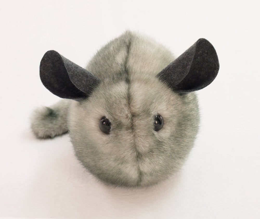 stuffed chinchilla toy