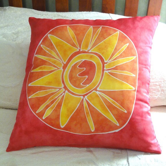 PILLOWS Hand painted silk throw pillows by ShawnJeanneOriginals