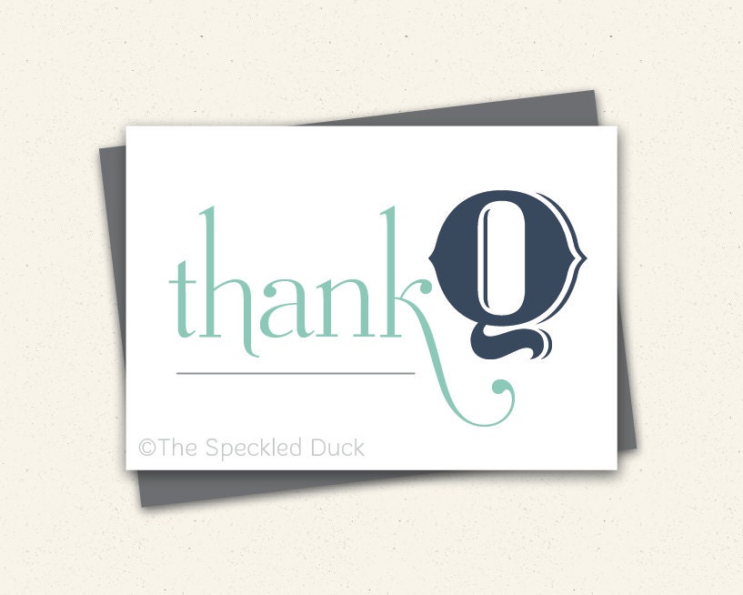 ThankQ - Set of 12 Folded Notes Il_170x135