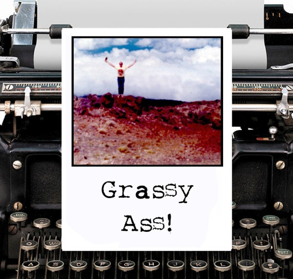 Items Similar To GRassy Ass Bipolar Betty Thank You Gracias Grassy Ass