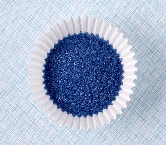 Dusk Blue Sanding Sugar for Decorating Cupcakes, Cookies and Cakes (4 ounces) Il_570xn