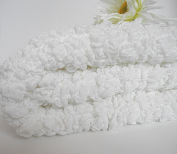 Stretchy Gauze White Baby Blanket by UniquelyYoursbyCil on Etsy
