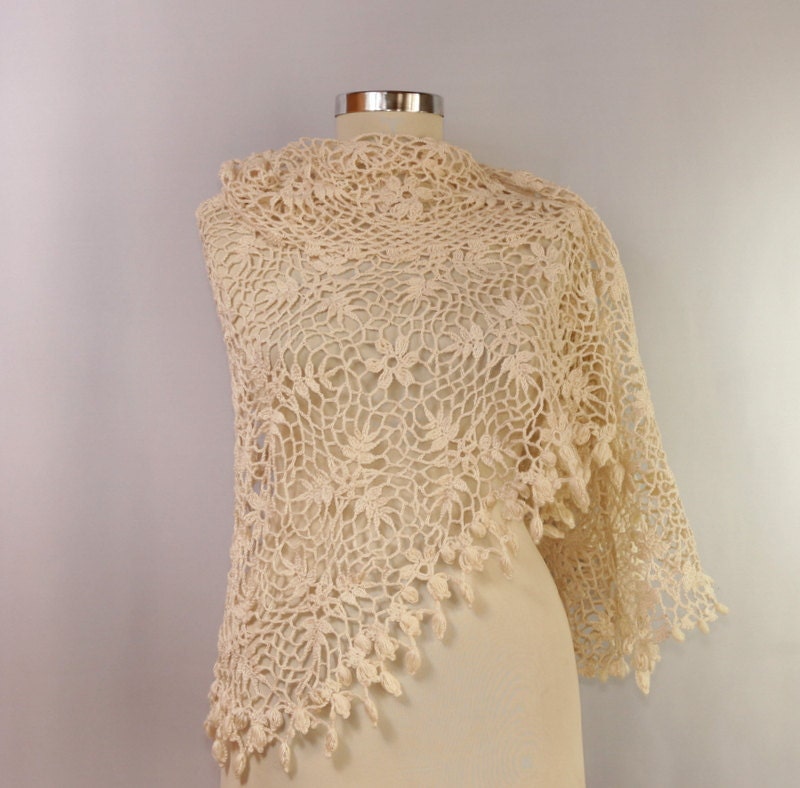 ivory bridal shawl