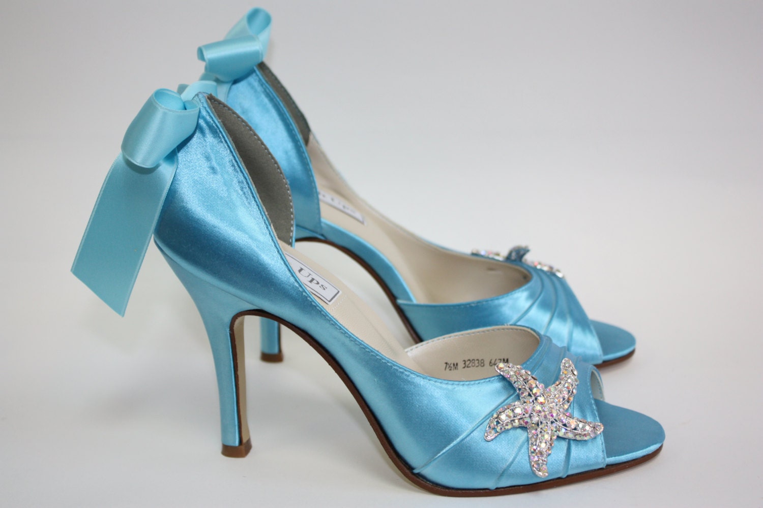 items-similar-to-wedding-shoes-mermaid-wedding-shoe-3-5-inch-heels-starfish-bows-and