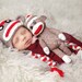 Sock Monkey Crochet Baby Hat