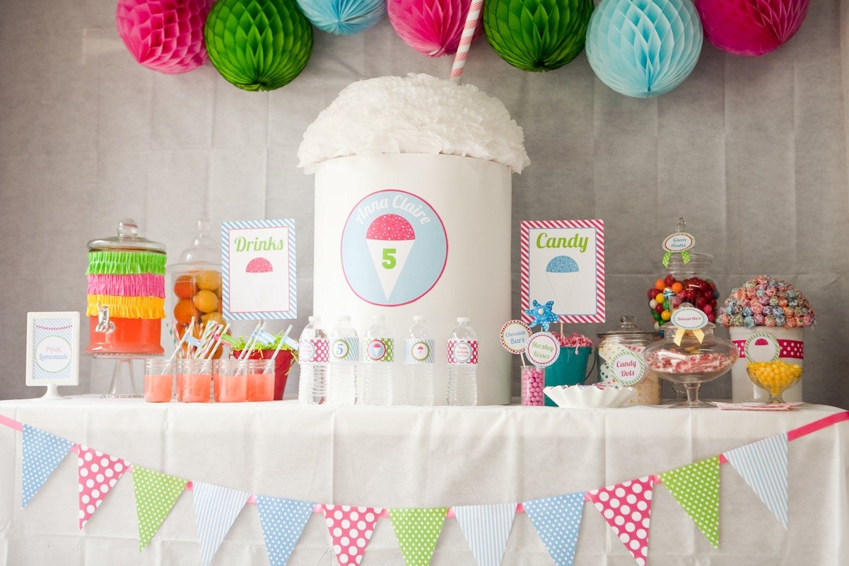 DIY, Snow Cone PARTY PACK Il_570xn