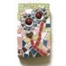 Mosaic Wall Art Hanging Ceramic Tile Flower Whimsical Art Mixed Media Bottle Cap Home Decoration Natural Stones