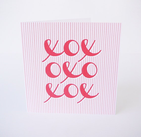 Printable Valentines Day Card - XOXO Il_170x135