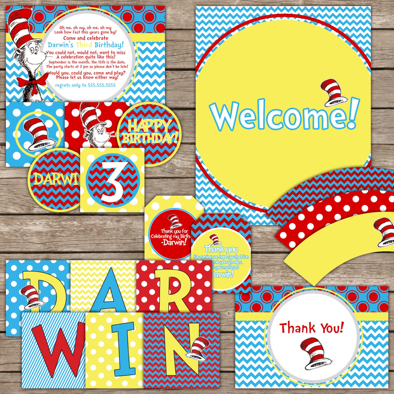Doctor Soos Party Package (Printable Digital Files) Il_570xn