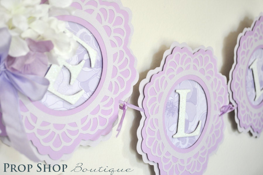 The Works Birthday Banners, Special Occasion, name banner, nursery decor, high chair banner, photo prop Il_570xn