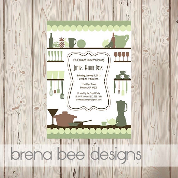 Personalized Sage Stock the Pantry Shower by brenabeedesigns