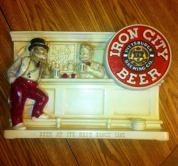 Iron City Beer Pittsburgh Brewing Co. Statue by BmoreUnique