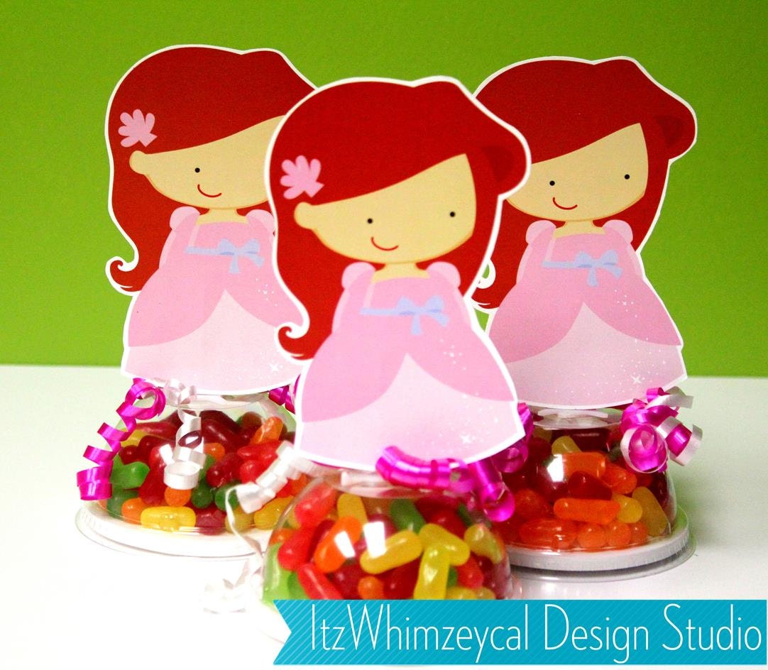 Ariel Inspired Candy Favor Containers Il_570xn
