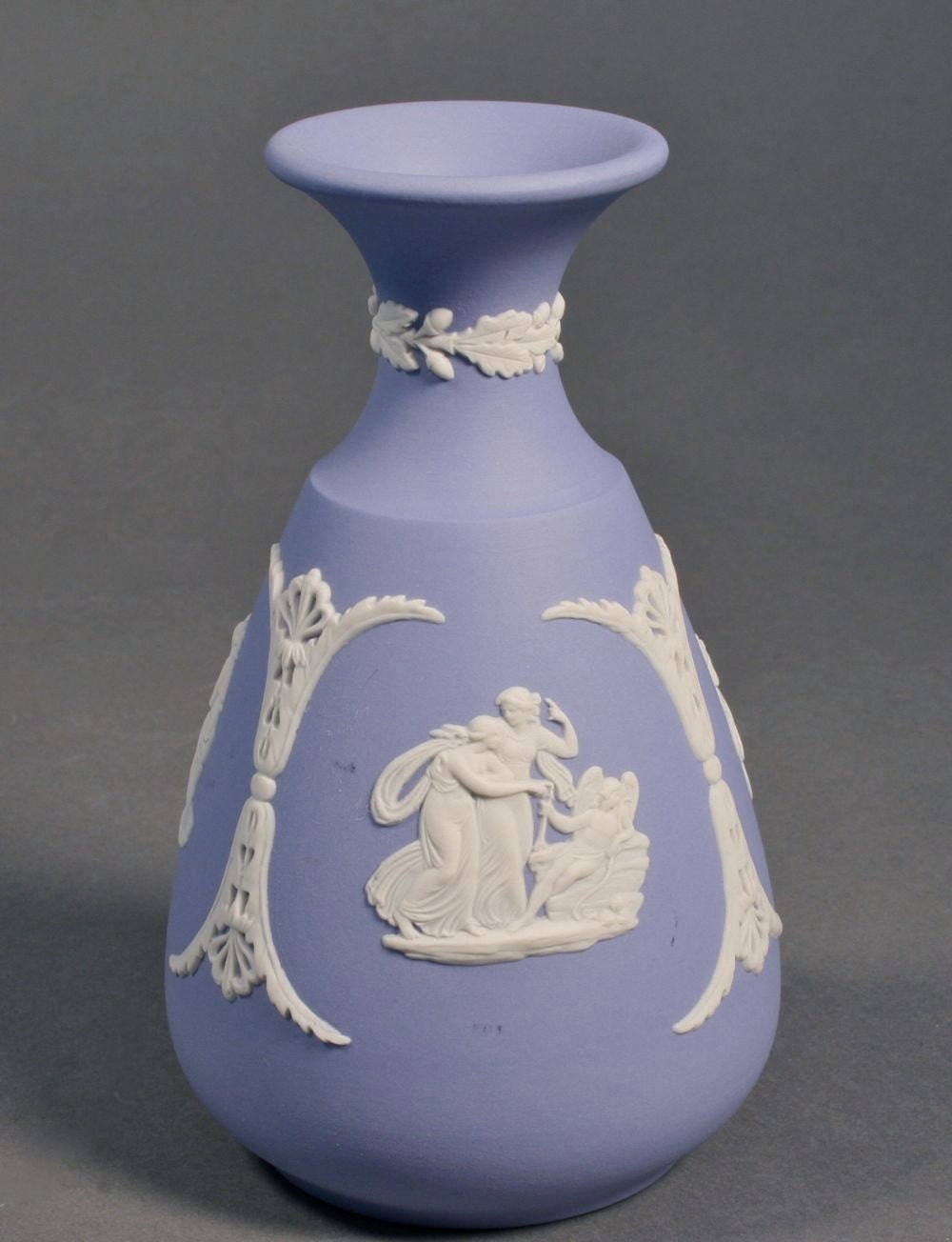 Wedgwood Pottery Blue Jasperware Bud Vase Made By Aunthattiesattic