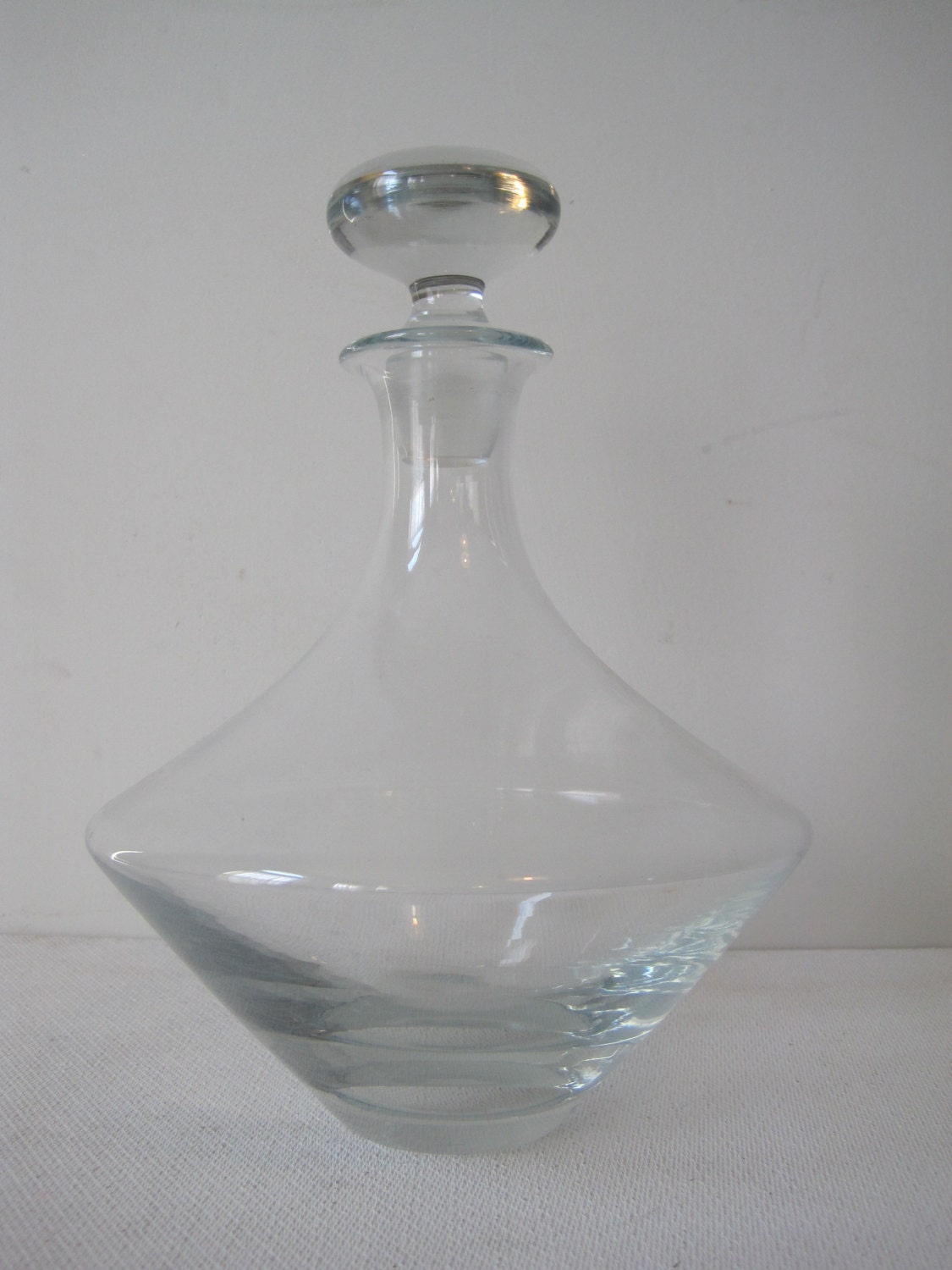 Vintage Decanter with Stopper Cut Glass Liquor by SmartSquirrel