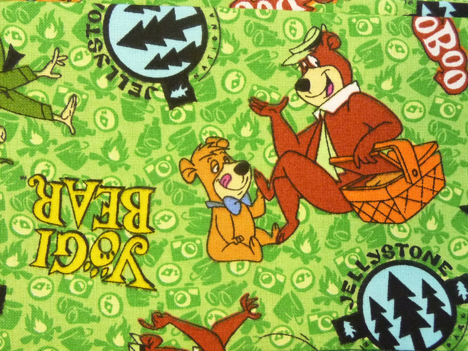 Yogi Bear Camping Pillowcase