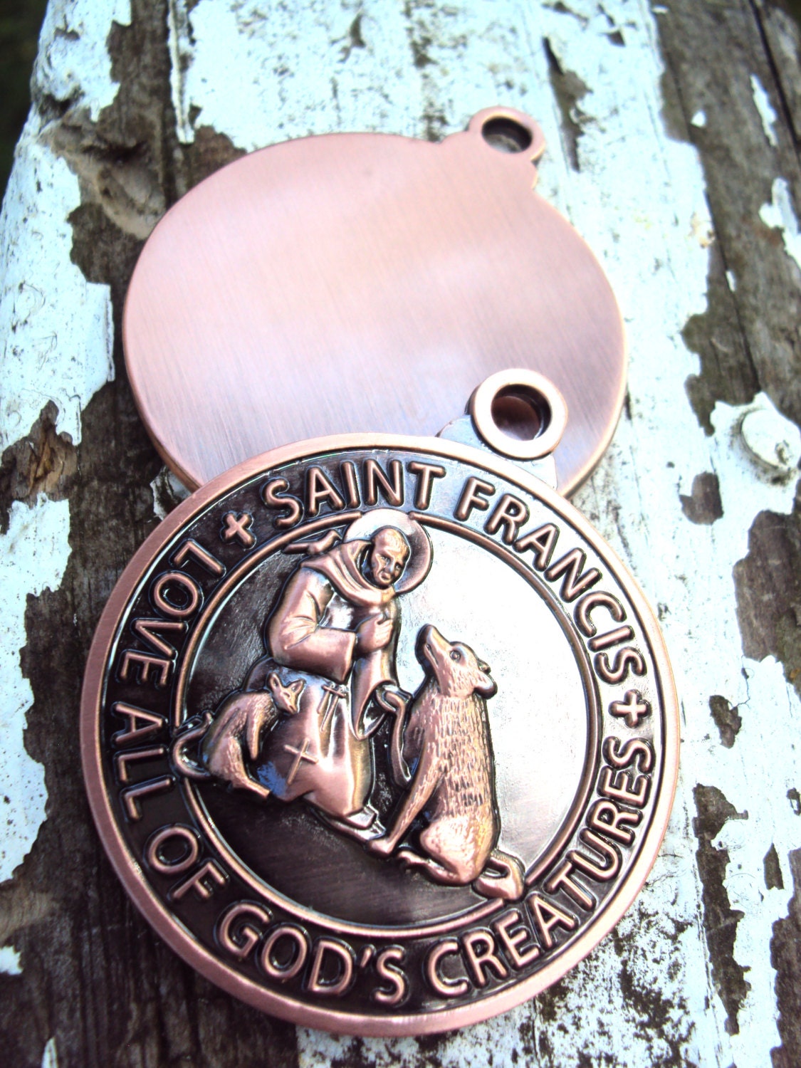 St. Francis Pet ID Tag Metal Stamping Blank Pet by bshineandboots