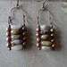 Multi Color Layered Stone Ladder Earrings