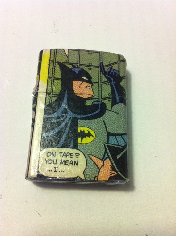 Batman Zippo Lighter Comic Book by NerdyHussy on Etsy