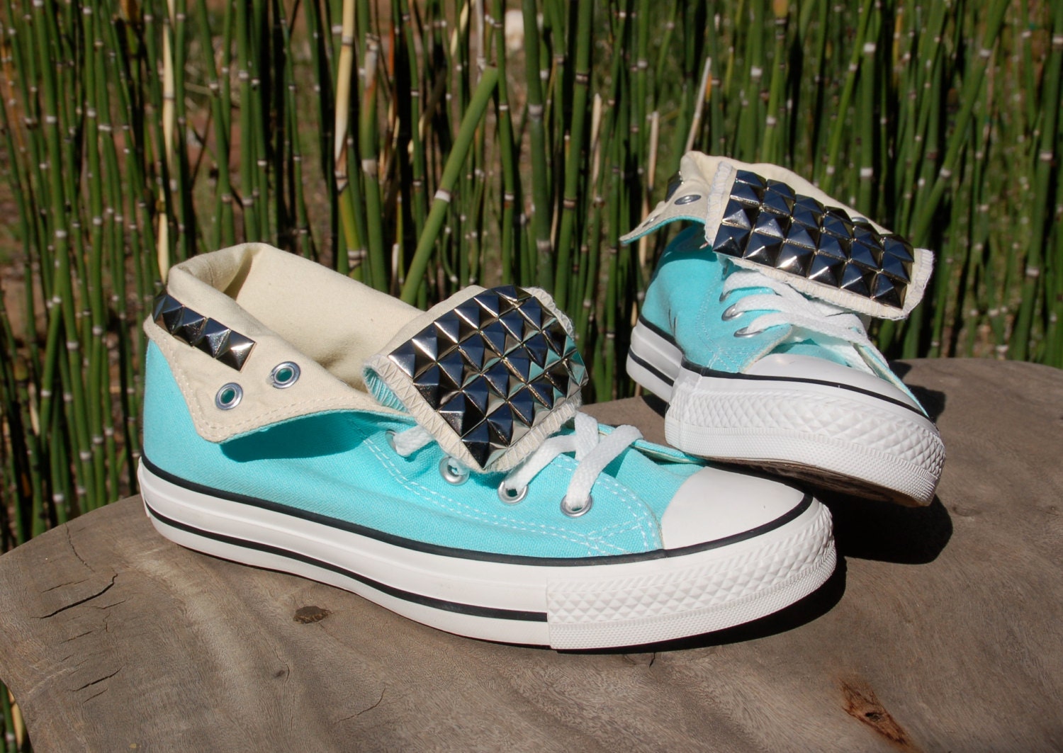 converse studded high tops