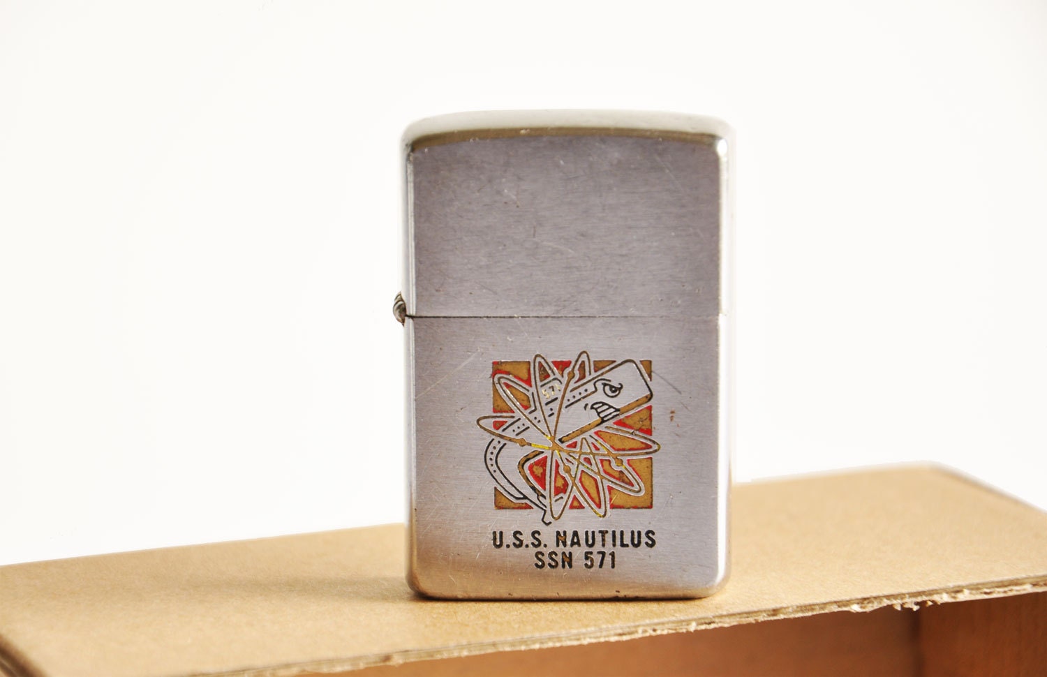 1963 Authentic Zippo Lighter Collectible USS by thelittlebiker