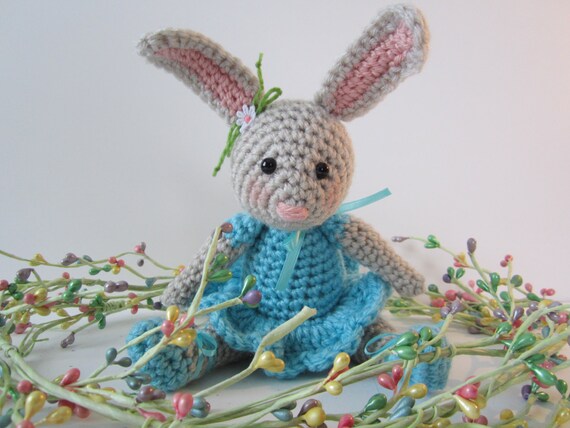 Crochet Bunny Ballerina Bunny Crochet Stuffed by CROriginals