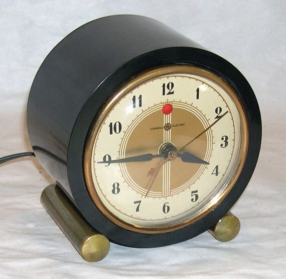 General Electric Telechron F Alarm Clock Heralder