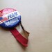 Antique Remember Pearl Harbor Celluloid Pin, Pinback Button with Ribbon c.1941-43