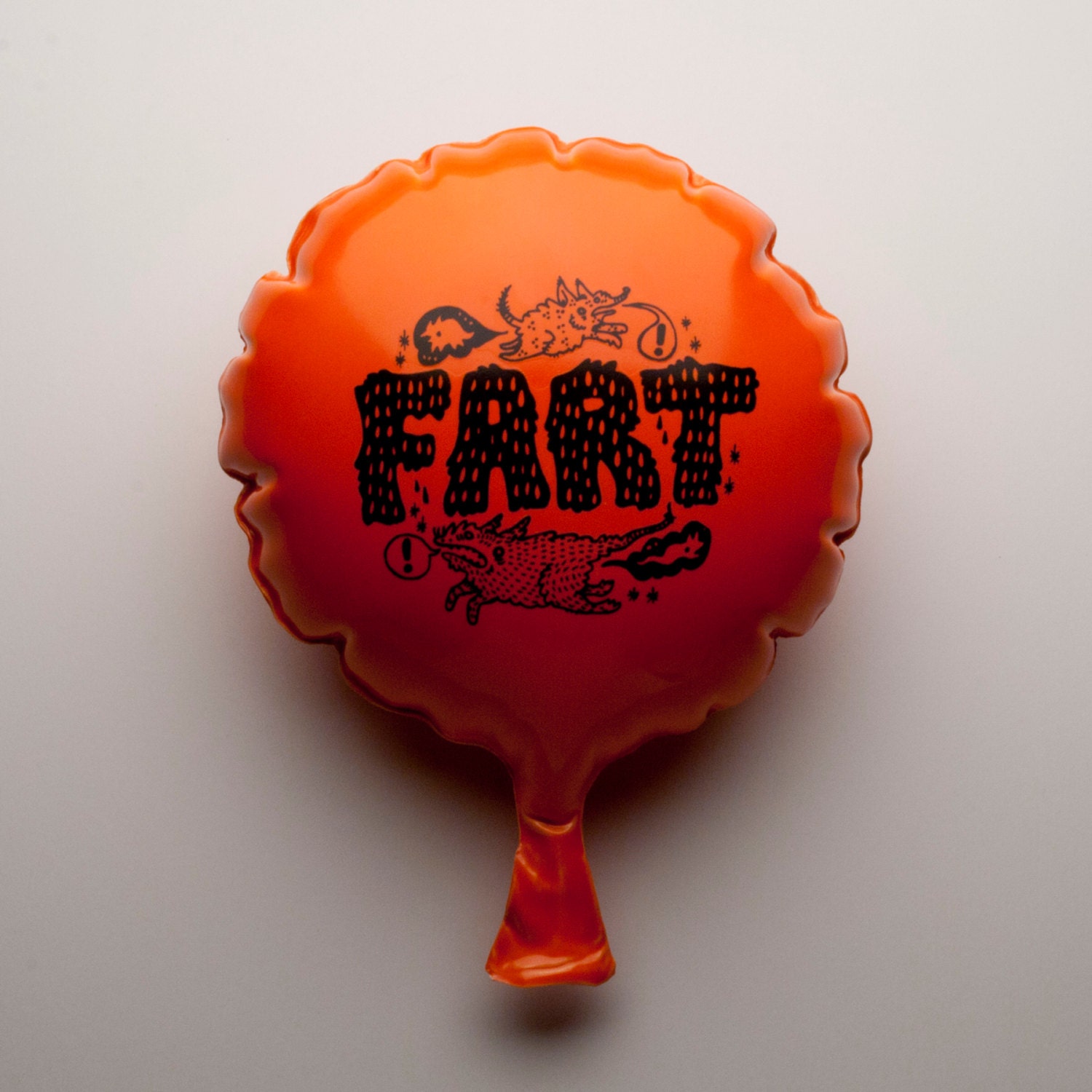 NEW...Ceramic Whoopee Cushion Orange by BrettKernArt on Etsy