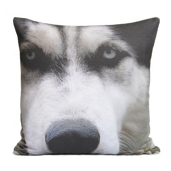 husky dog pillow