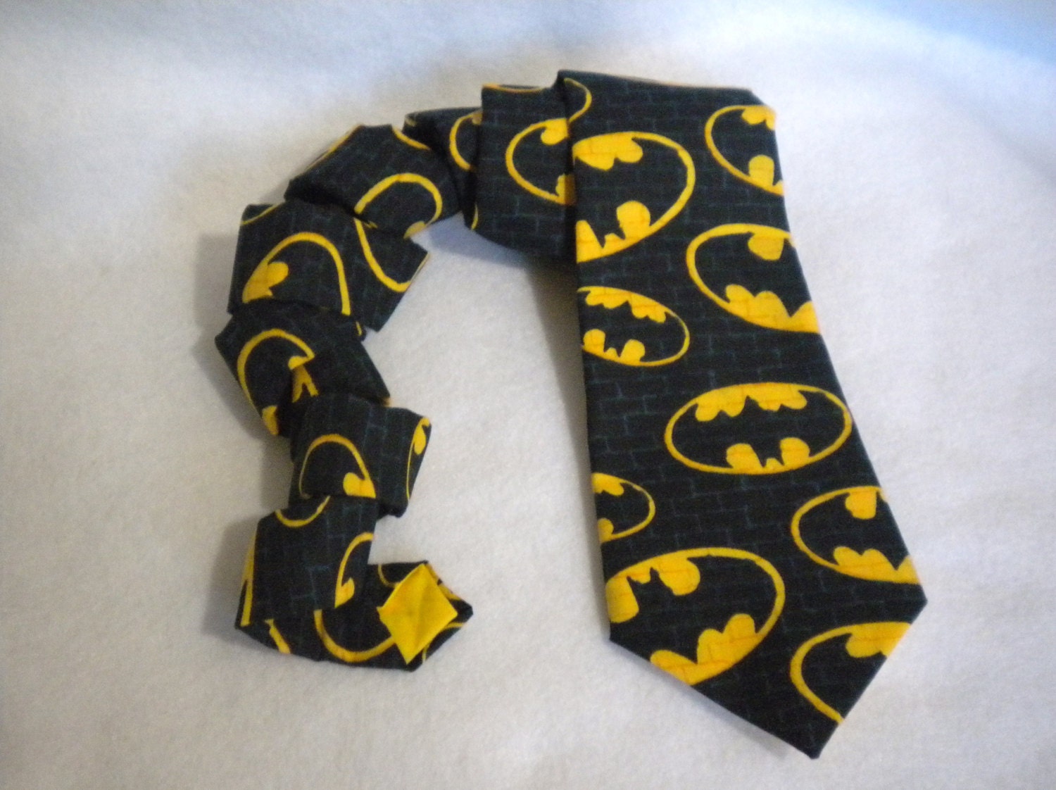 SALE Batman tie superhero tie comic book tie men's by TheWoolFish