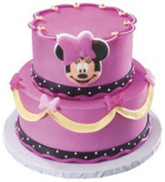 Minnie Mouse Bows Edible Sugar Cake Kit Il_570xn