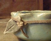 Spring Green Bead Pot - Multi Purpose Jar - Handmade Pottery - PotterySong