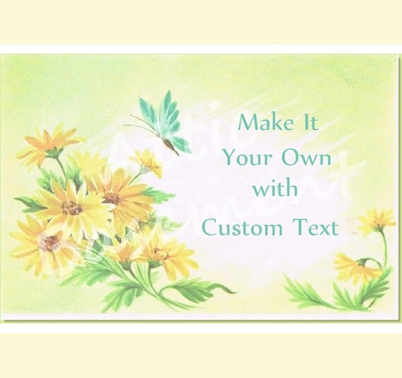 Buy evite announcements - Flowers Blue Butterfly Postcard Invite, Announcement Customizable DIGITAL Printable Instant Download epsteam