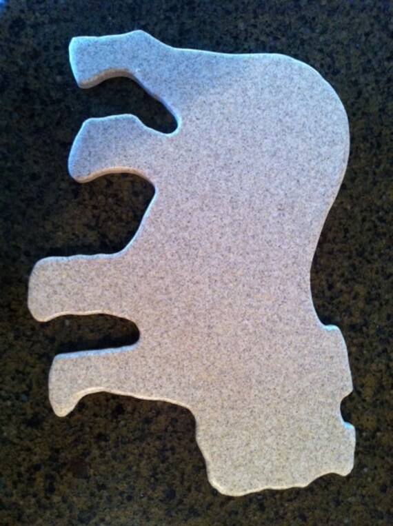Corian Cutting Board English Bulldog shaped by TuckersMercantile