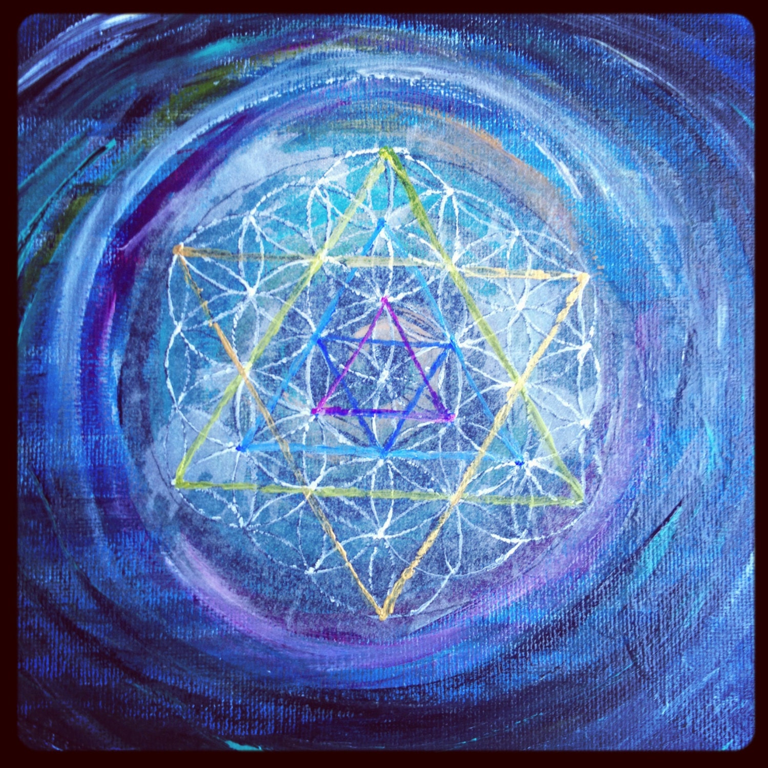 Electro Merkaba Higher Harmonic Sacred Geometry By Kalaminagallery